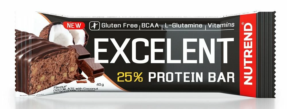 Barre Nutrend Excelent 25% Protein Bar 40g 6 Barre Nutrend Excelent 25% Protein Bar 40g – Image 4