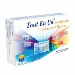 Boite 60 Gélules Tout En Un Fenioux 400mg - 11 Vitamines & 8 Minéraux