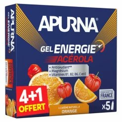 Etui 5 Gels Energie Apurna 35g - Passage Difficile & Fin D'Epreuve