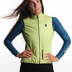 Gilet Imperméable Dame Inverse Latitude Jaune