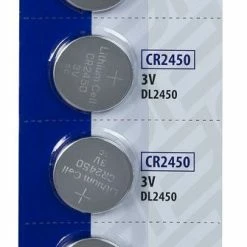 Lot 5 Piles Force CR2450 / 3v