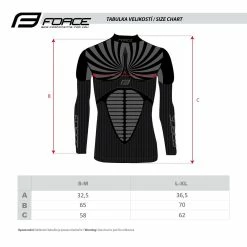 Maillot De Corps Force ML Thunder Réf. 903410 -vélo sales maillot de corps force ml thunder ref 903410 p image 95163 grande