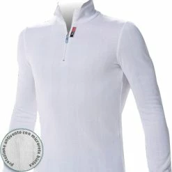 Maillot De Corps Biotex Lupetto Art. 131LP Blanc Manches Longues