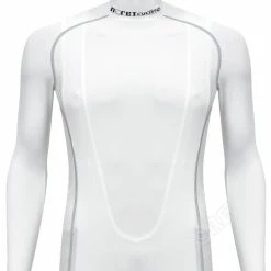 Maillot De Corps Noret Polypropylène Blanc ML Col Cheminée Réf. HM0051CO